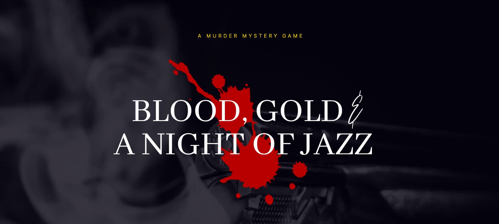 Blood Gold Murder Murder Mystery Game